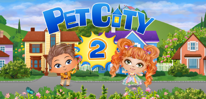 Pet City 2 game on Facebook